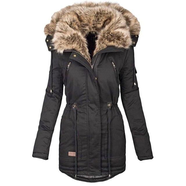 MATHEA - Doudoune d'hiver élégante pour femme, chaude et confortable