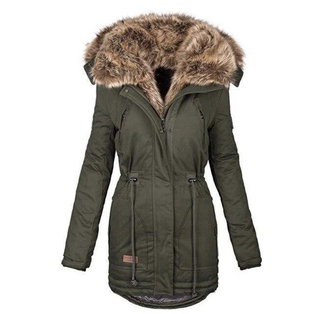MATHEA - Doudoune d'hiver élégante pour femme, chaude et confortable