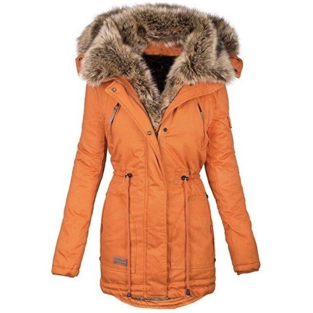 MATHEA - Doudoune d'hiver élégante pour femme, chaude et confortable
