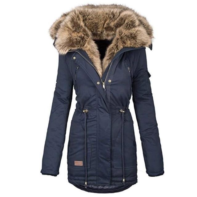MATHEA - Doudoune d'hiver élégante pour femme, chaude et confortable