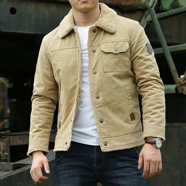 Herren Winterjacke Warm Outdoor Funktionell - IdealeKleiden