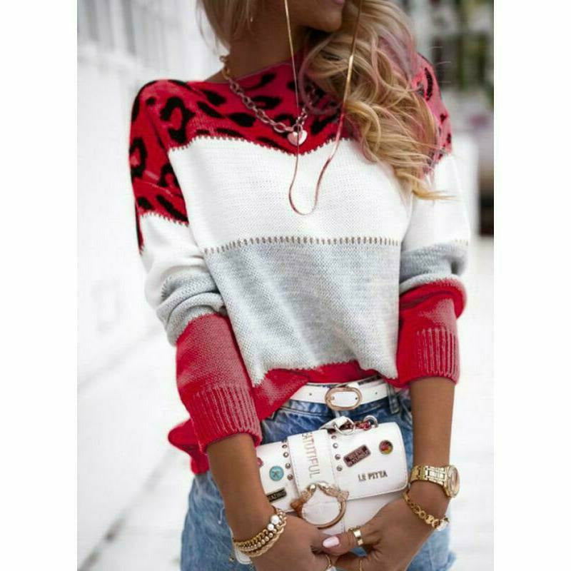 Pull patchwork coloré