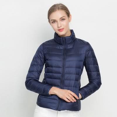 Doudoune matelassée verte pour femme