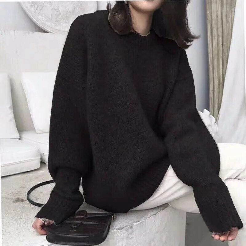Pull-over élégant à manches longues pour femme