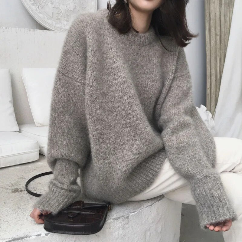 Pull-over élégant à manches longues pour femme