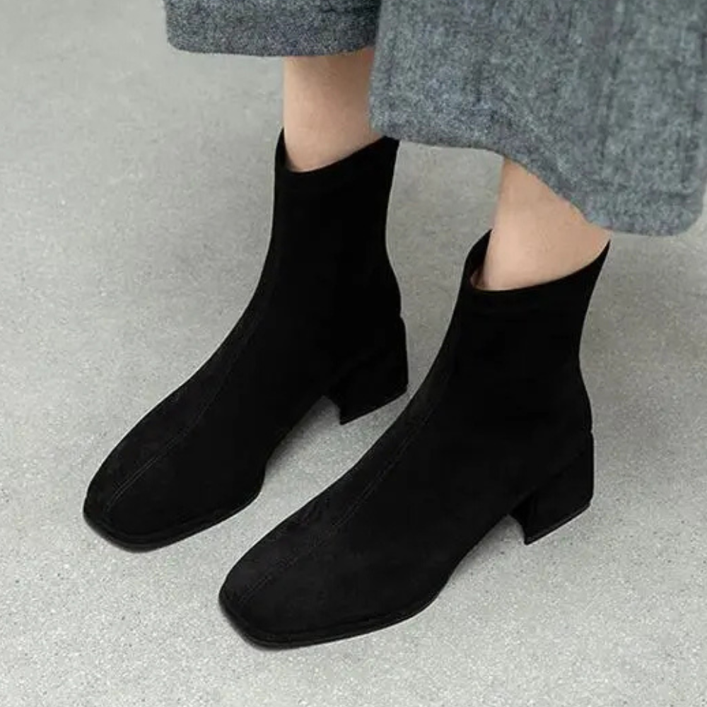 Bottines confortables Design robuste et chic