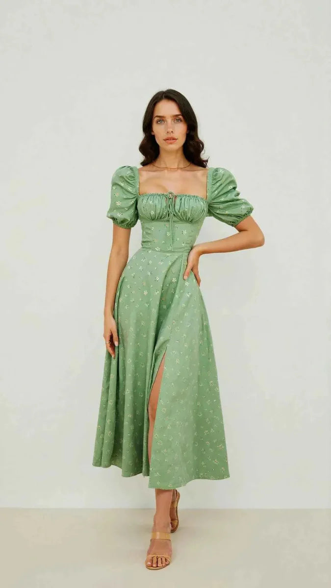 Robe midi sculptante Robe trapèze
