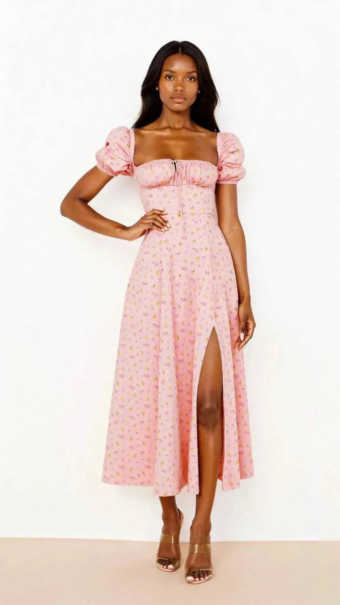 Robe midi sculptante Robe trapèze