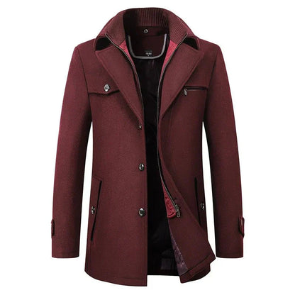 Manteau d'hiver moderne imperméable pour homme