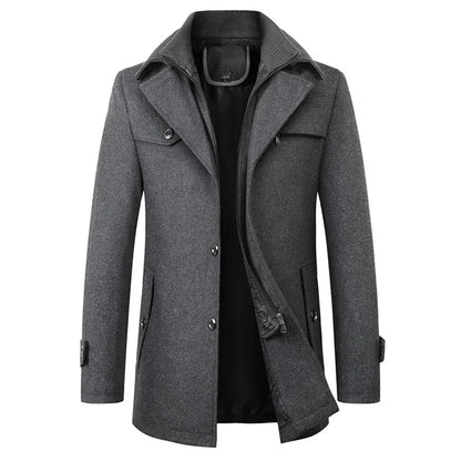 Manteau d'hiver moderne imperméable pour homme