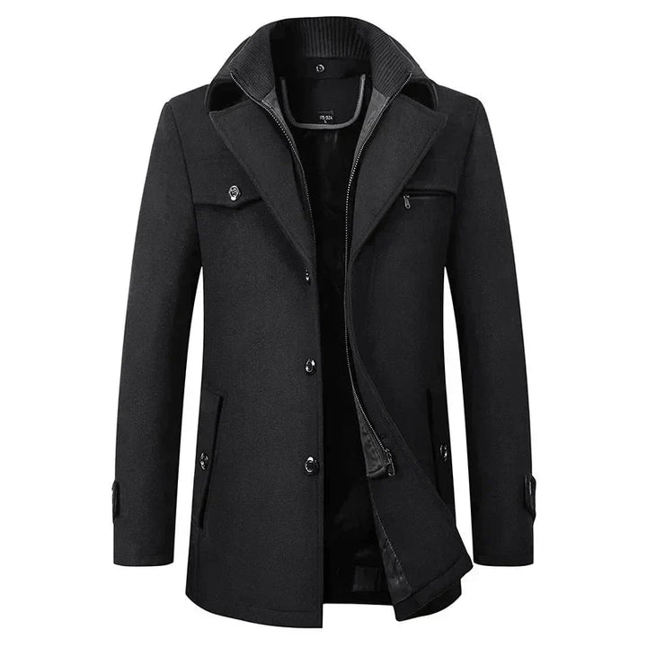 Herren Wintermantel Modern Wasserdicht - IdealeKleiden