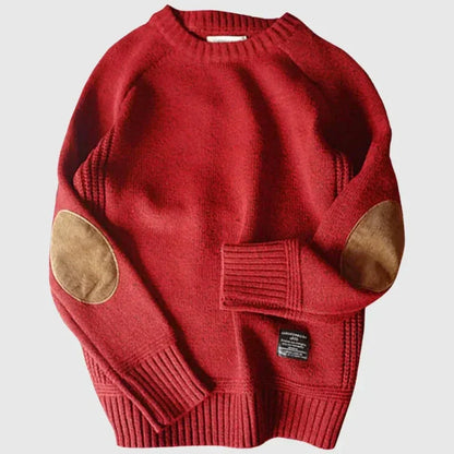Pull-over homme chaud style alpin