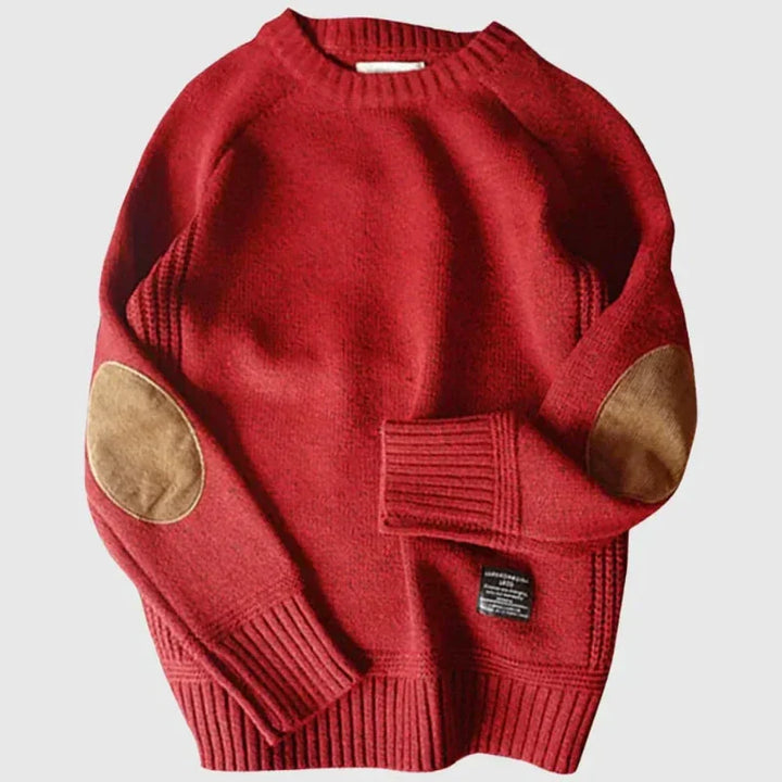 Pull-over homme chaud style alpin