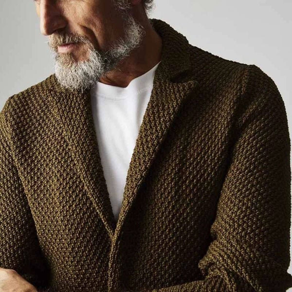 Blazer à chevrons pour homme, classique et élégant