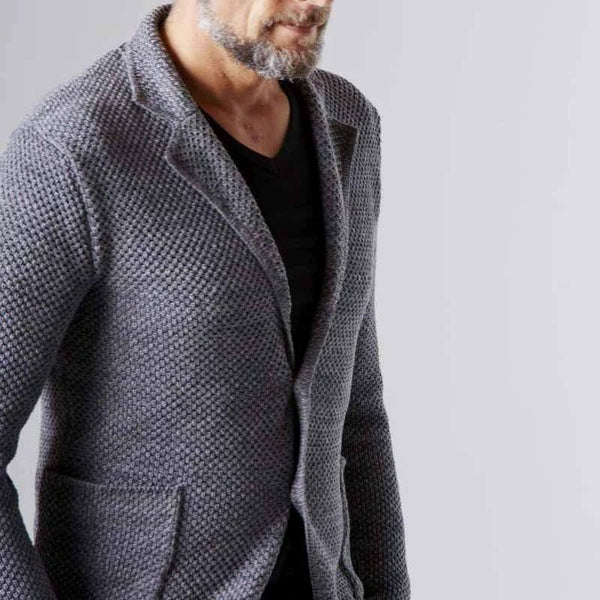 Blazer à chevrons pour homme, classique et élégant
