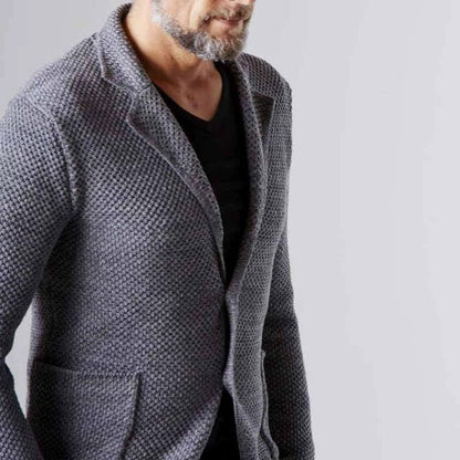 Blazer à chevrons pour homme, classique et élégant