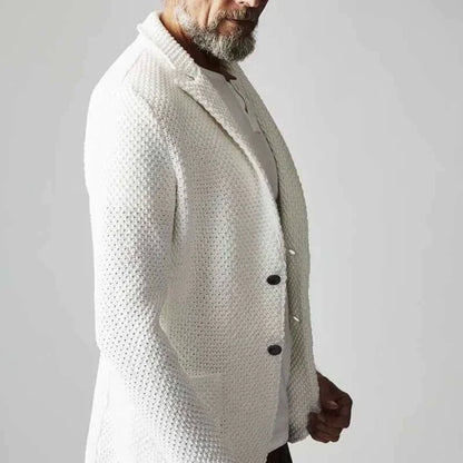 Blazer à chevrons pour homme, classique et élégant