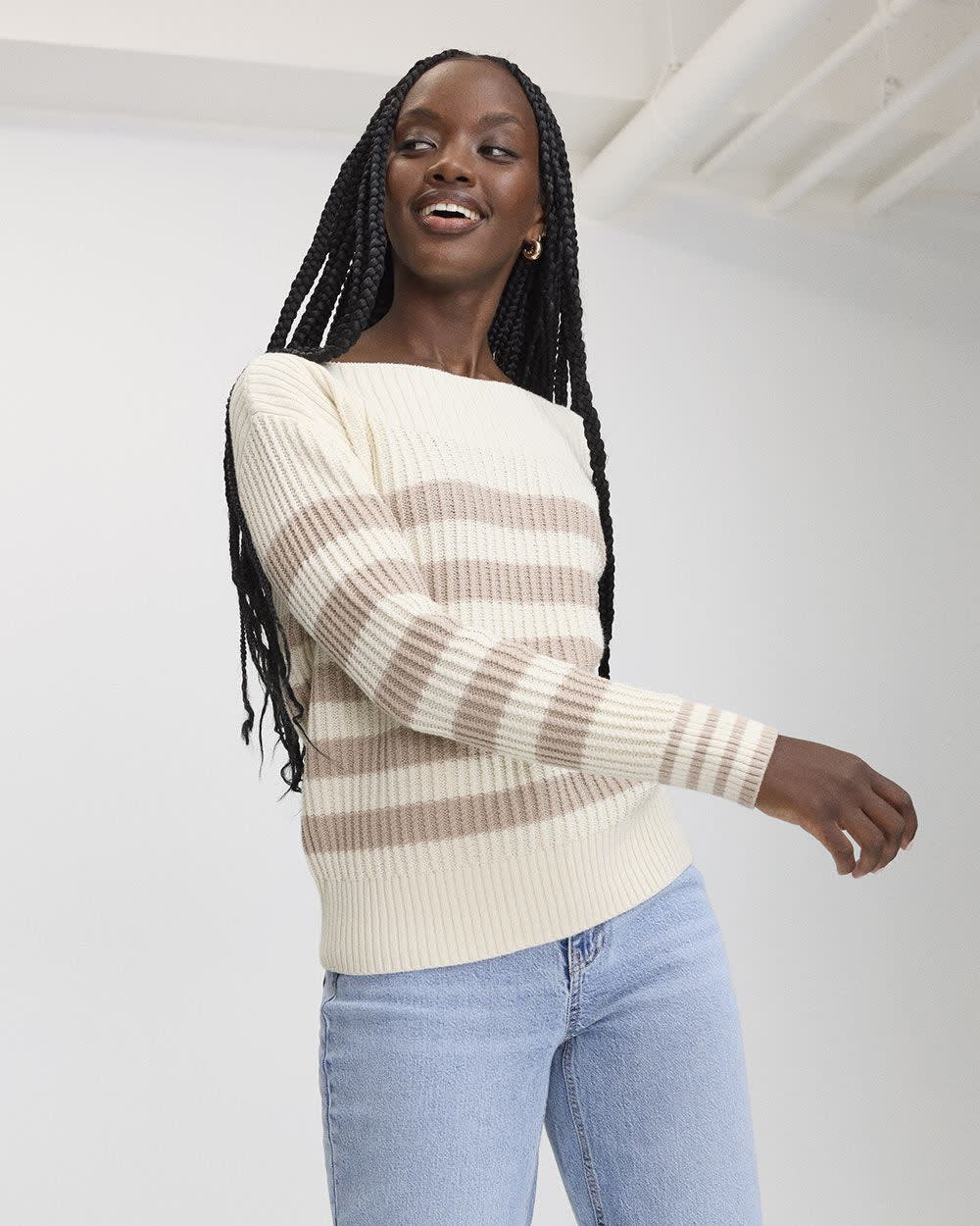 Pull-over stylé à manches longues moderne