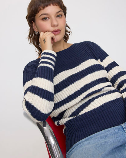 Pull-over stylé à manches longues moderne