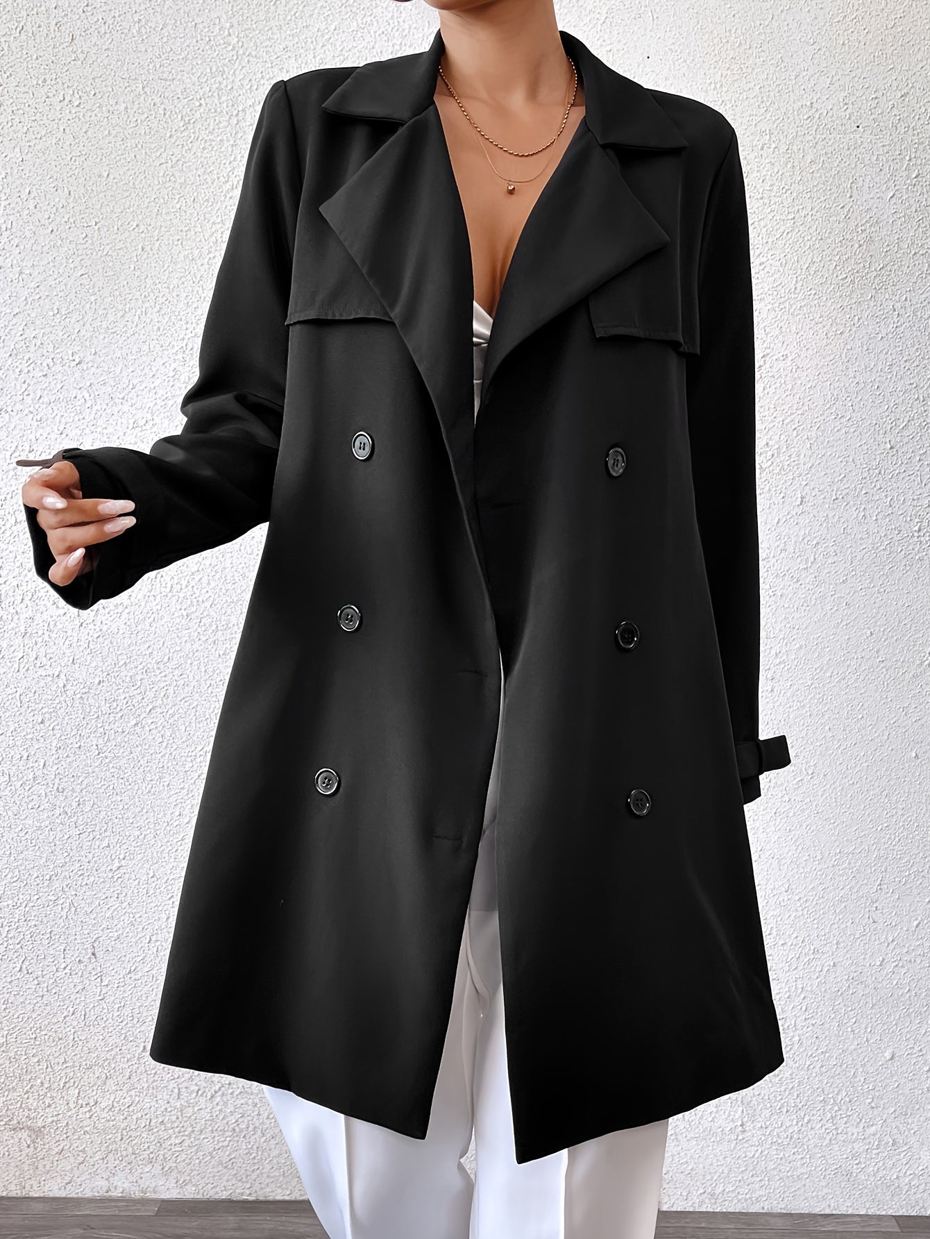Blouson en cuir moderne réversible avec ceinture