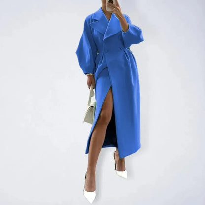 Manteau en laine rétro pour femme style vintage