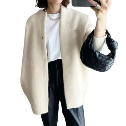 Cardigan en maille rétro, confortable, look vintage