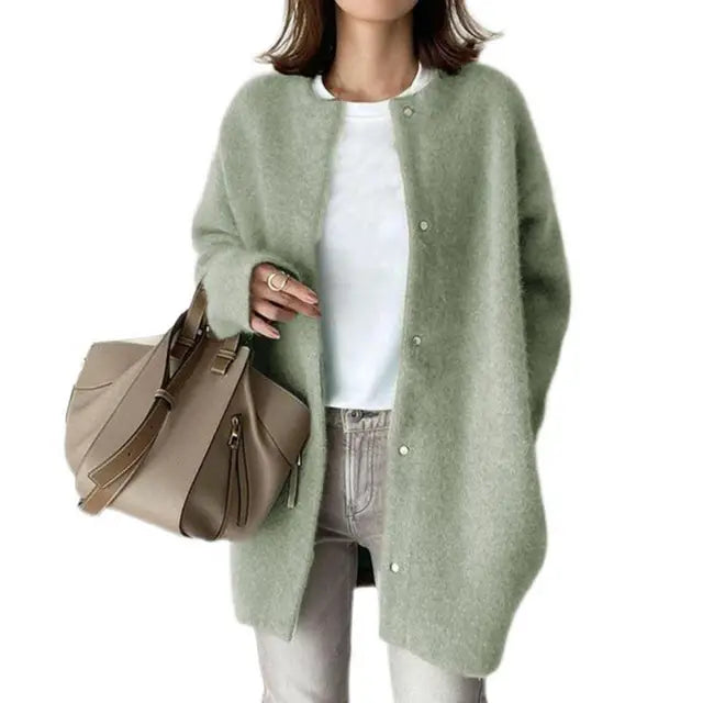 Cardigan en maille rétro, confortable, look vintage