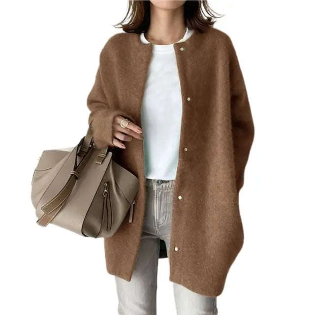 Cardigan en maille rétro, confortable, look vintage