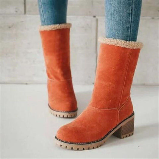 Stilvolle Stiefel Mit Blockabsatz - IdealeKleiden