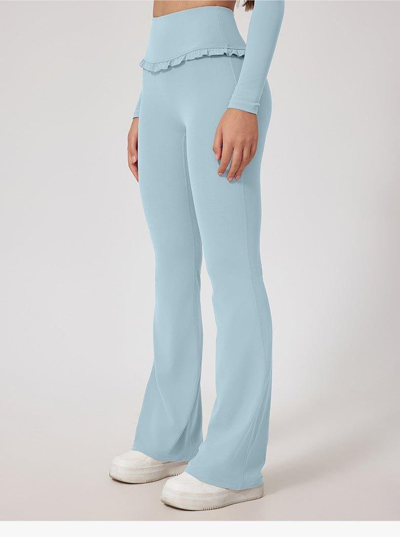 Yoga Pantalon Femme Qualité Volants Détail