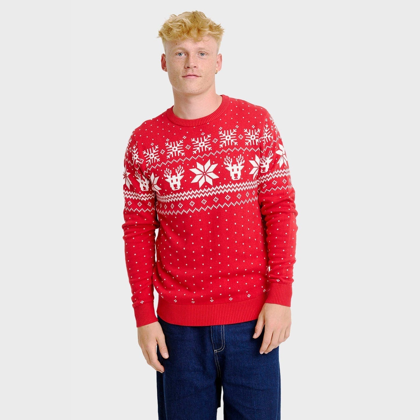 Weihnachtspullover Herren Skandinavisch Stylish - IdealeKleiden