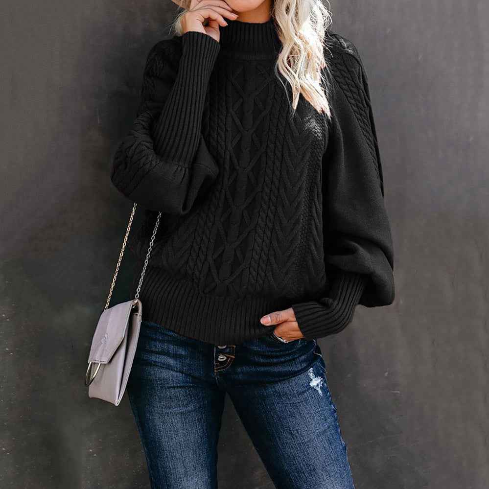 Slim Fit Rollkragenpullover Modern - IdealeKleiden