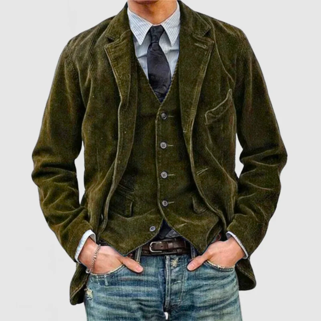 Veste homme Col moderne Bouton