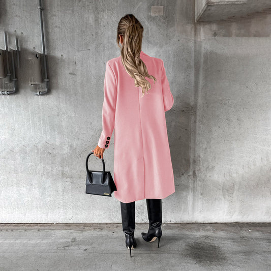 Warme Winterjacke Elegant Damenschwarz - IdealeKleiden