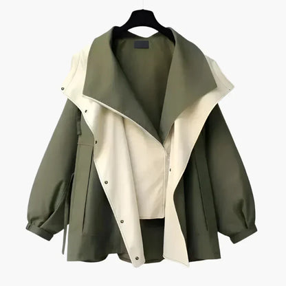 Veste décontractée oversize style superposé moderne