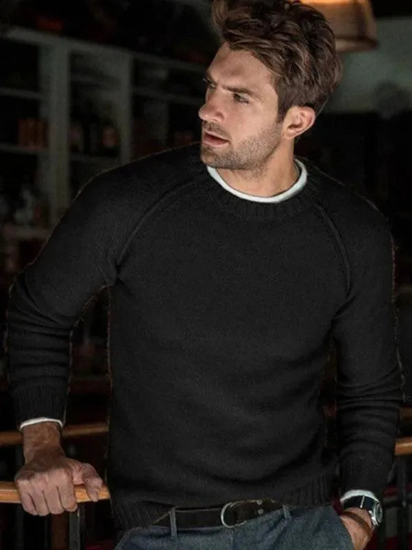 Pull Homme Élégant Slim Fit Sweatshirt