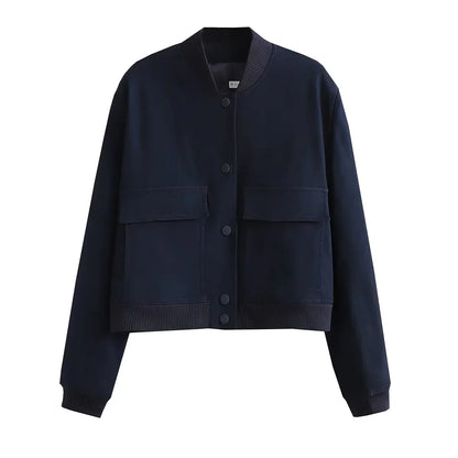 Blouson bombardier doux effet velours