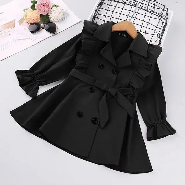 Trenchs à volants mignons pour filles