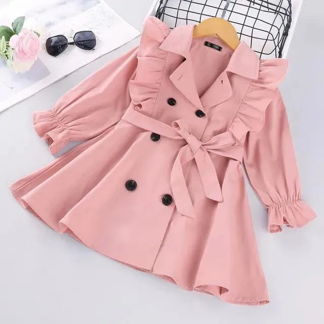 Trenchs à volants mignons pour filles