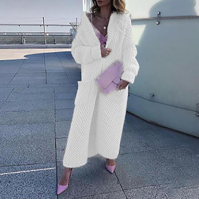Pull long gilet élégant oversize pour femme