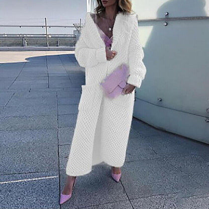 Pull long gilet élégant oversize pour femme
