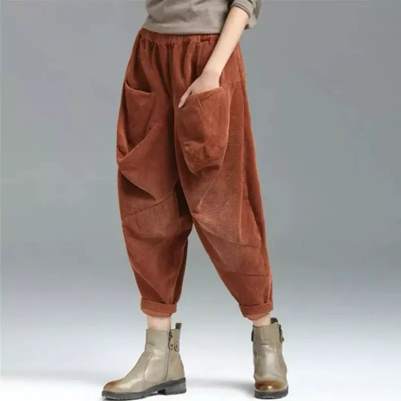 Pantalon Harem Confortable Hiver Style Ample