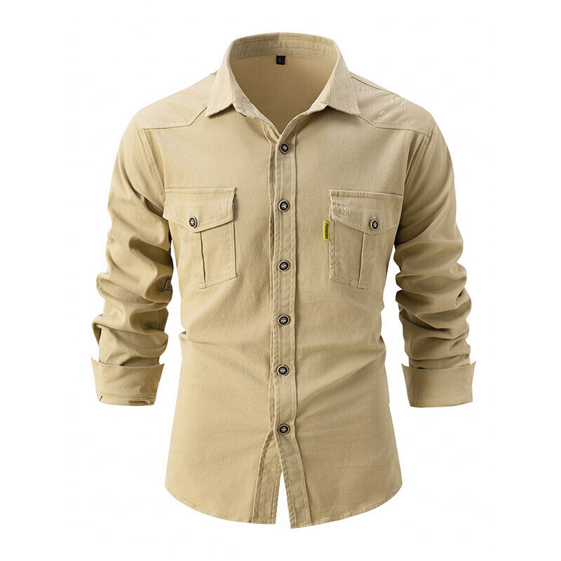 Chemise en jean décontractée avec poches