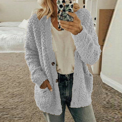 Cardigan en tricot souple Décontracté Maille grosse Confortable