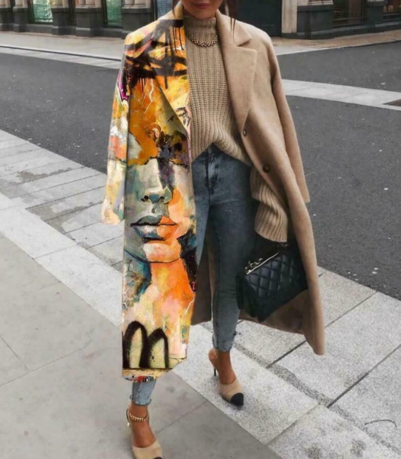 Long Manteau Femme Élégant & Stylé