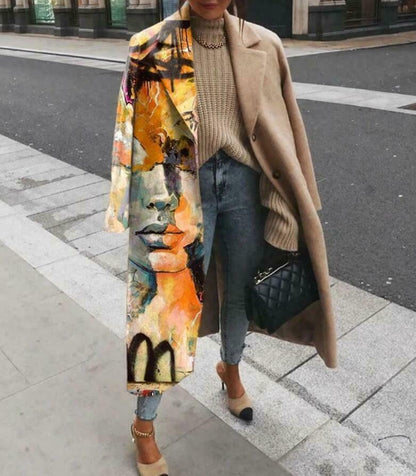 Long Manteau Femme Élégant & Stylé