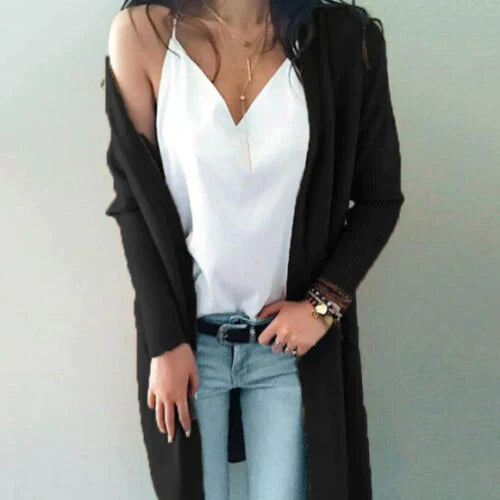 Gilets longs souples pour femme