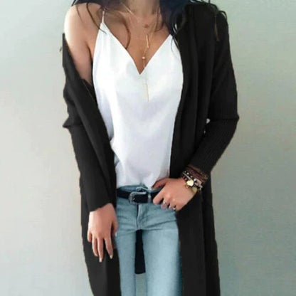 Gilets longs souples pour femme