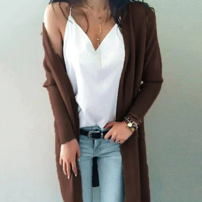 Gilets longs souples pour femme