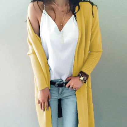 Gilets longs souples pour femme